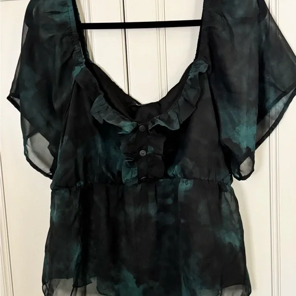 Disturbia Lichen Chiffon Top - Picture 4 of 8